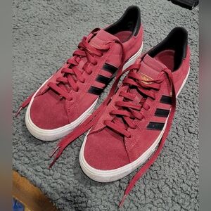 Adidas Campus Vulcan 2 Men Size 11 Burgundy